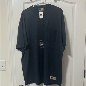 Russell Athletic Men's Dark Blue Pocket Tee